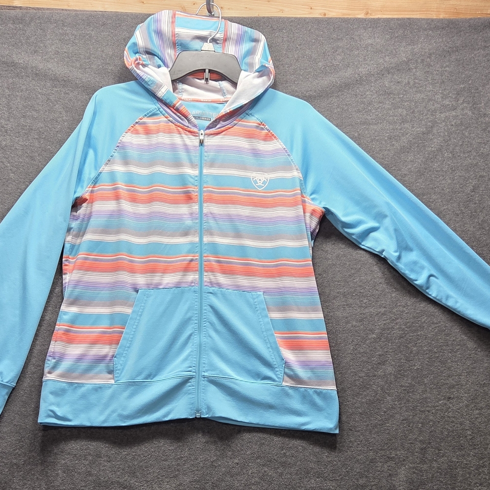 Ariat Blue and Orange Sweatshirt Hoodie